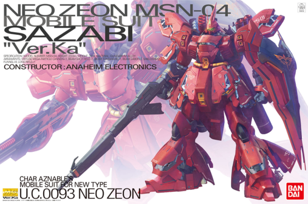 Preview: MG Sazabi verka